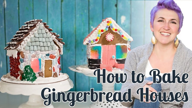 How to cut and bake Gingerbread Houses - with guest Pins and Things