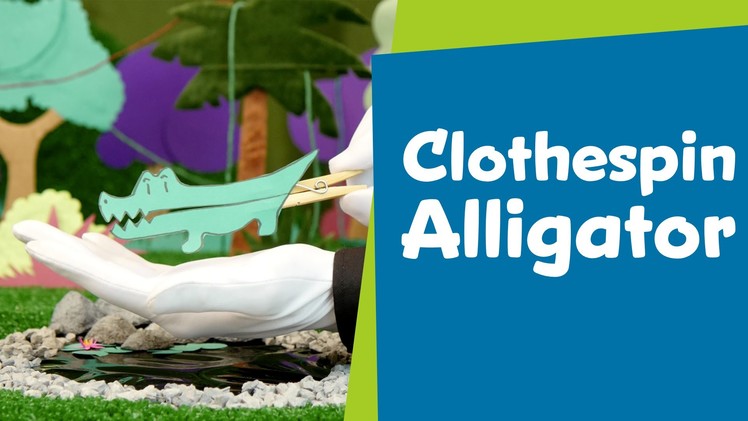 How to Make a Clothespin Alligator | DIY Crafts for Kids | SuperHands: Ep 03