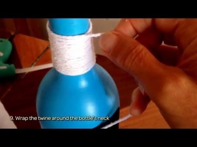 How To Paint Wine Bottles For Your Favorite Quotes - DIY Crafts Tutorial - Guidecentral
