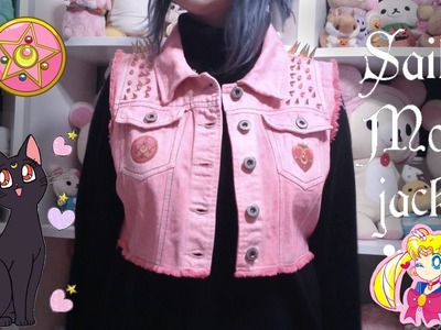 ♡ Sailor moon jacket diy tutorial ♡