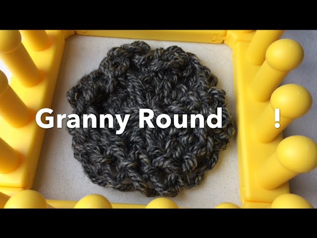 Zippy Loom Knit Granny Round