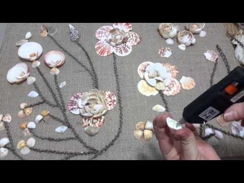 Artesanato  com conchas  do mar  - parte 2