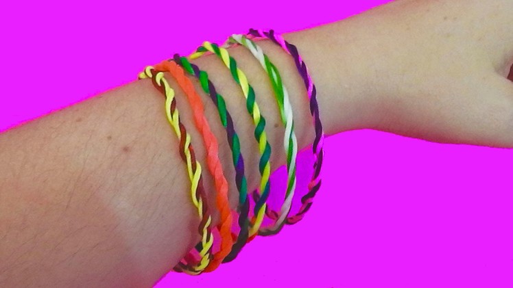 Diy bracelets easy with string. How to make bracelets with thread
