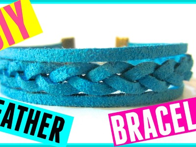 DIY Braided Leather Bracelet
