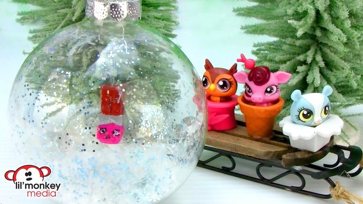 DIY Christmas Ornaments - LPS, Shopkins, Trash Pack Gross Gang, Fingerprint Reindeer and more!