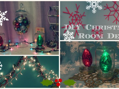 DIY Christmas.Winter Room Decor