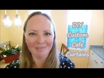 DIY Custom Cafe Curtains