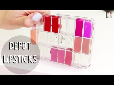 DIY | Depot Lipsticks to Save Space in Your Kit!