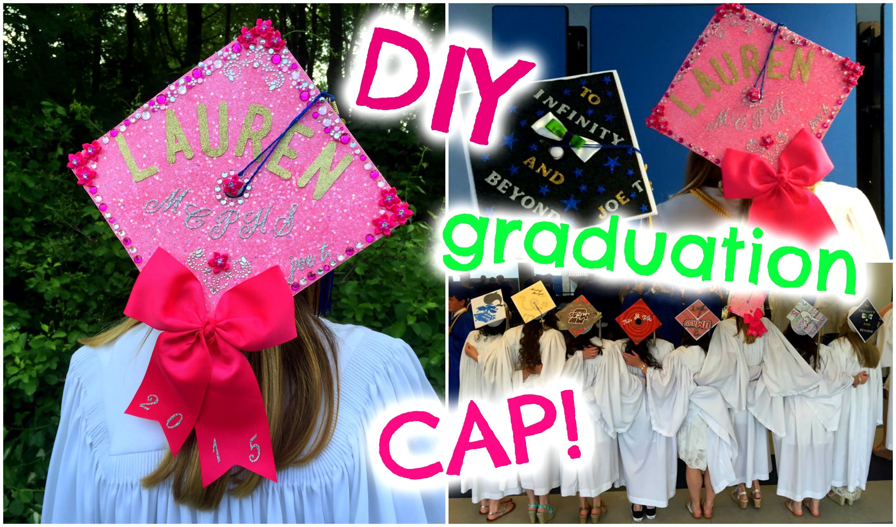 Graduation,Cap!,♡,How,I,Decorated,My,Cap,WATCH,IN,..,trust,me,its,better!,M...