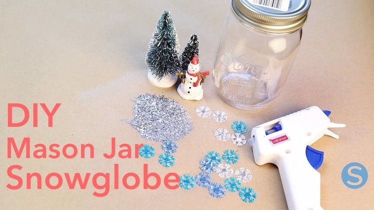 DIY: How To Make Mason Jar Snowglobes