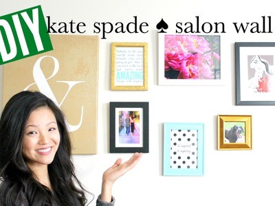 [DIY] Kate Spade ♠ Salon Wall Art (Collage) | nowandjenn
