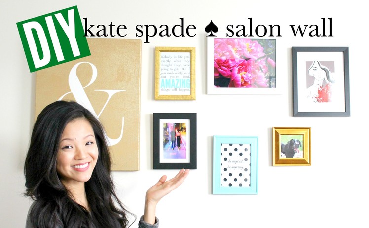 [DIY] Kate Spade ♠ Salon Wall Art (Collage) | nowandjenn
