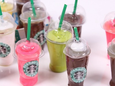 DIY Mini Starbucks WITHOUT polymer clay