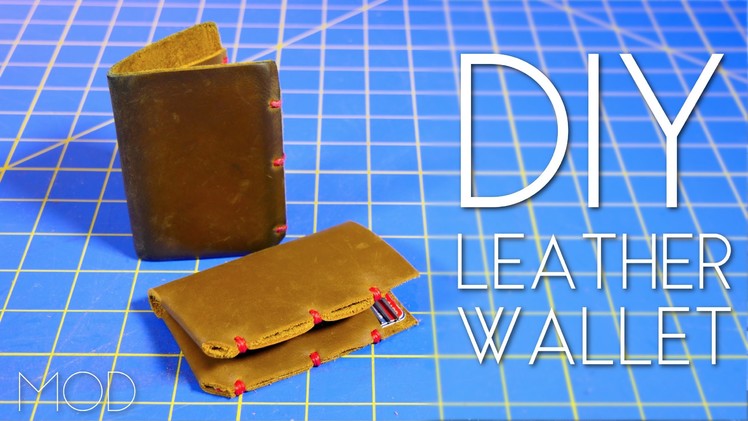 DIY Minimalist Leather Wallet – Mini MOD #42