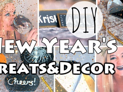 DIY New Year's Eve Treats&Decor Ideas!