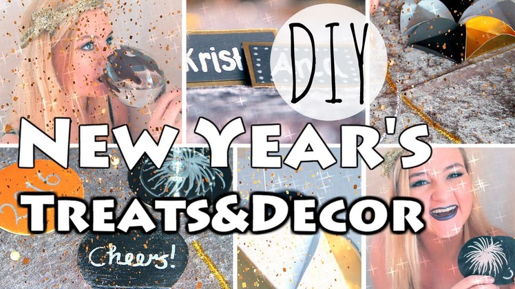 DIY New Year's Eve Treats&Decor Ideas!
