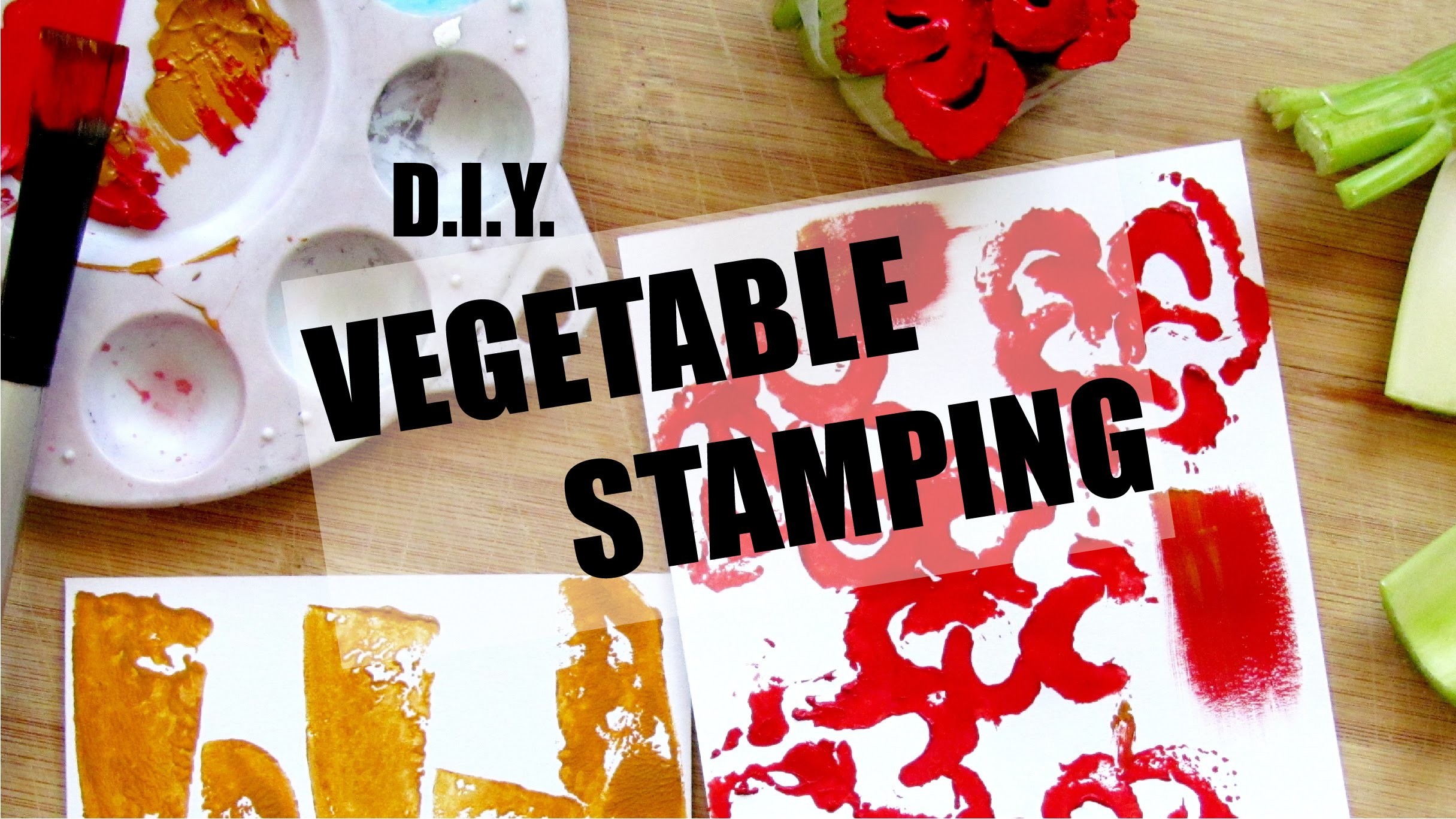 DIY Vegetable Stamping (Decor Idea!) | NANCY MAC