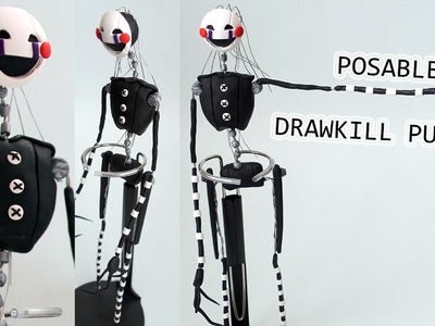 Drawkill Puppet (Marionette). MAR10NETT3 Posable Figure Tutorial | BudgetHobby Collaboration FNAF