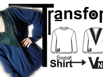 Easy DIY Transformation: Sweater - High Fashion V-Neck