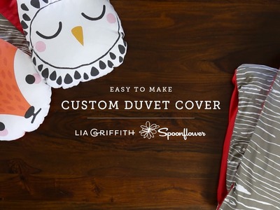 Easy to Make Custom Duvet Cover