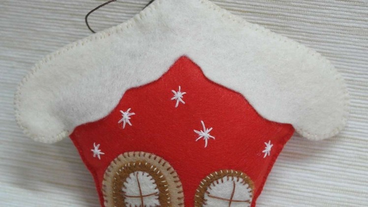 How To Make A Felt Christmas Sweet House - DIY Crafts Tutorial - Guidecentral