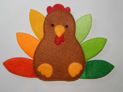 How To Make A Felt Turkey For Thanksgiving - DIY Crafts Tutorial - Guidecentral
