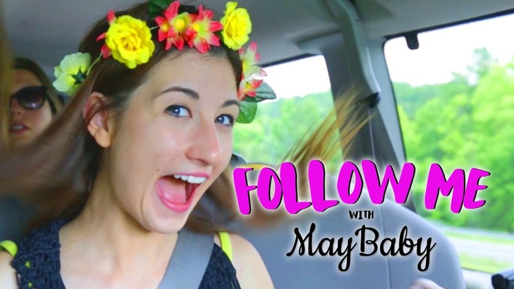 How To Make a Flower Crown w.MayBaby! - FOLLOW ME EP 10