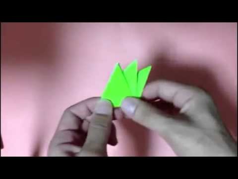 How to make a origami Grass