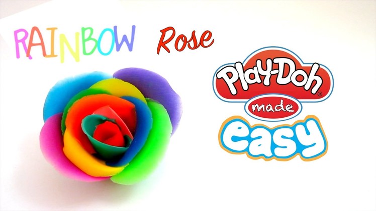 How To Make a Rainbow Rose with Play-Doh!