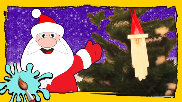 How to make a Santa Dangler | DIY Christmas Crafts | Easy Christmas Paper Crafts for Kids