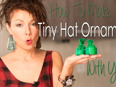 How to Make a Tiny Hat Ornament With Yarn