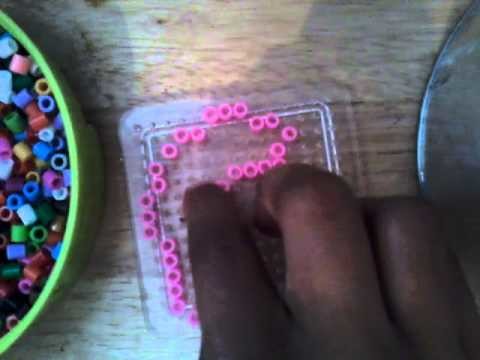Making Flutter shy from perler beads