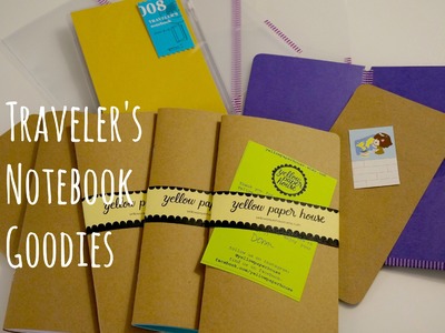 Traveler's Notebook Inserts - Midori, Yellow Paper House
