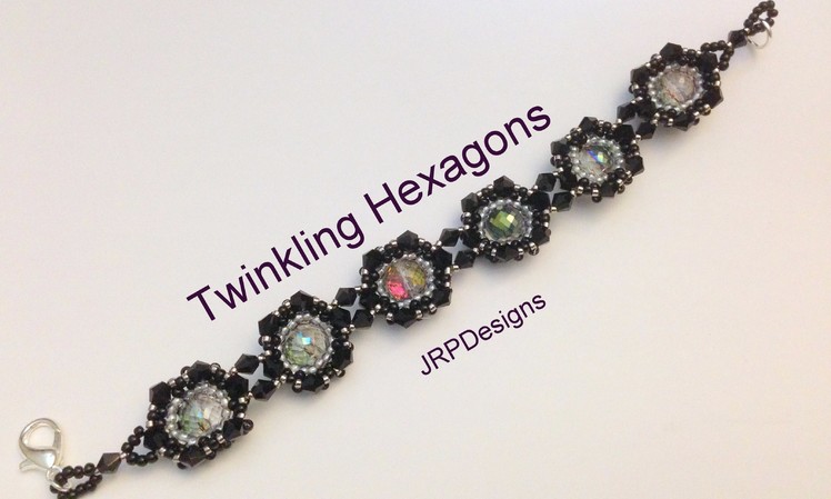 Twinkling Hexagons Bracelet--Intermediate Level Part 1