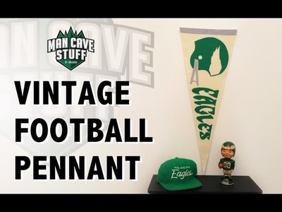 Vintage Football Pennant | DIY Banner Project