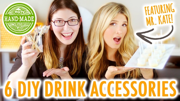 6 Drink Accessories for New Years feat. Mr. Kate - HGTV Handmade