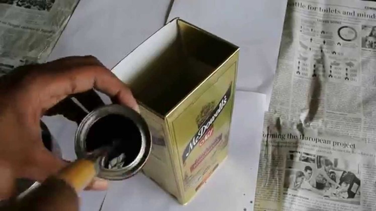 Best of waste- How to reuse alcohol boxes (flower vase.pen holder)