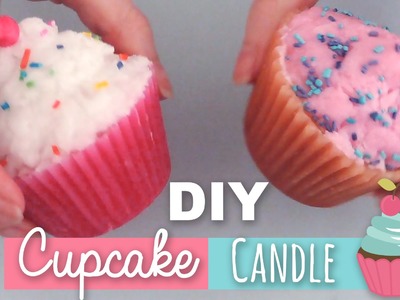 Diy Cupcake candle without mold