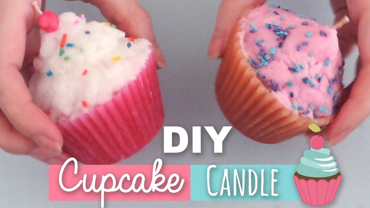 Diy Cupcake candle without mold