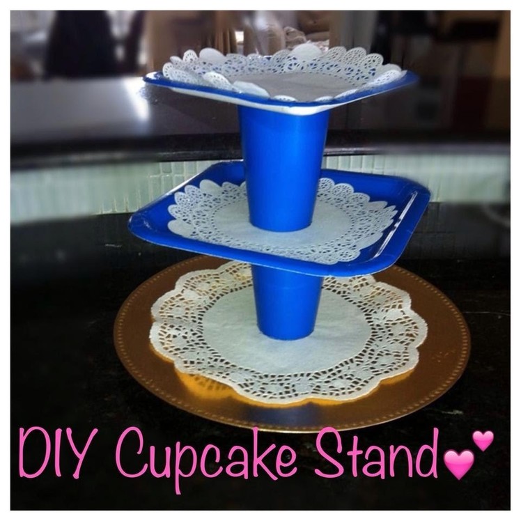 DIY Cupcake stand (UNDER 5$)