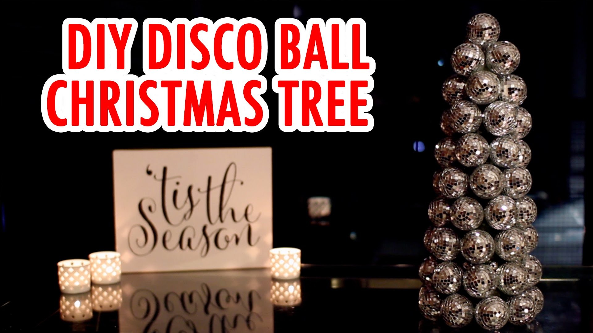 DIY Disco Ball Christmas Tree HGTV Handmade