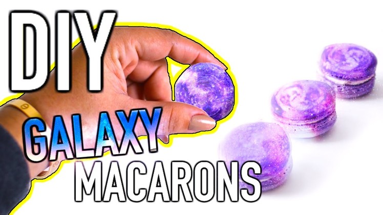 DIY Galaxy Macarons!