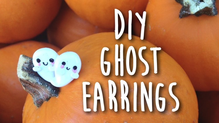 DIY Ghost Earrings