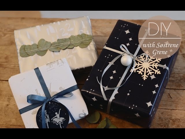 DIY: Gift wrapping ideas by Søstrene Grene