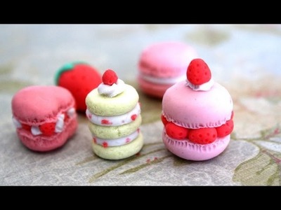DIY: Make Your Own Erasers + GIVEAWAY!. Strawberry Shortcake & Macarons