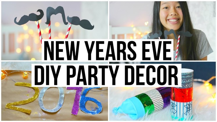 DIY New Year's Eve Party! Easy & Quick Decor!