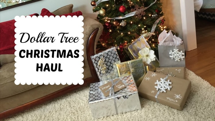 DOLLAR TREE CHIC CHRISTMAS | Wrapping Haul & More