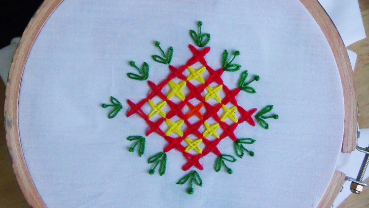 Hand Embroidery: Double Cross Stitch