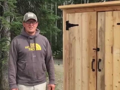 How to Build a Wood Smokehouse or Outdoor Closet