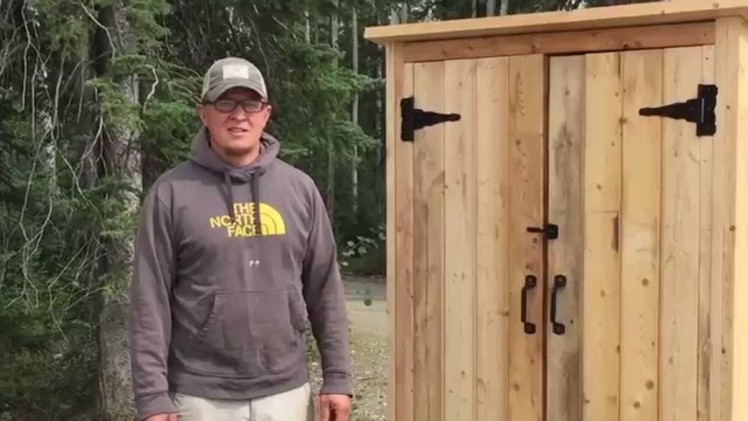 How to Build a Wood Smokehouse or Outdoor Closet